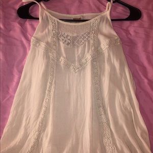 CUTE white cream tank top